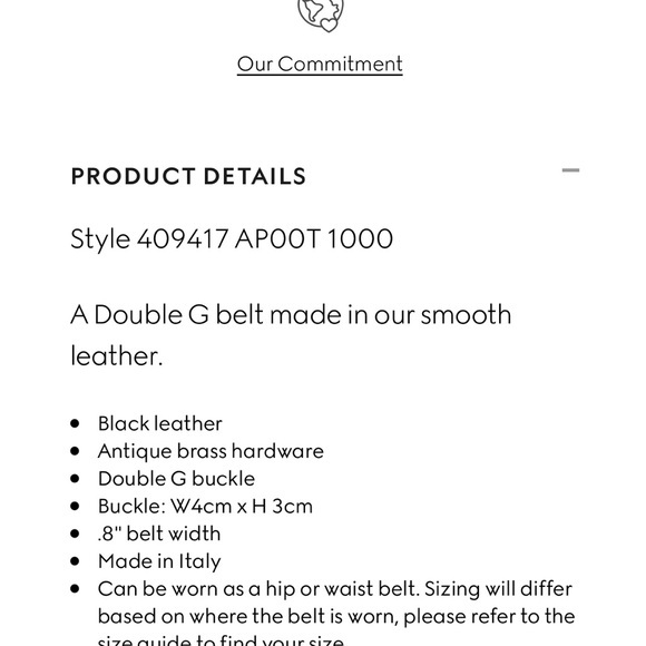 GUCCI MARMONT BELT - Picture 7 of 9